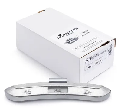 Contrepoids zinguées 45G - 50 pièces