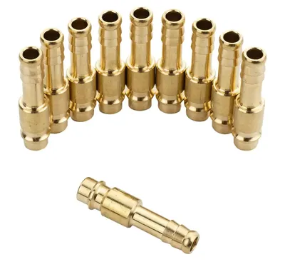 Embout rapide RQS type 26 à douille cannelée pour tuyau 8 mm — lot de 10