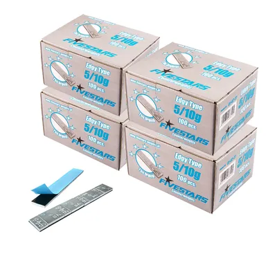 Masses d'équilibrage adhésives Fivestars FE Coated 5/10 g – 400 barrettes