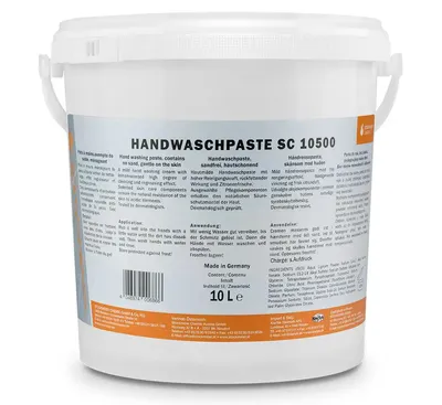 Pâte lavante pour les mains HANDWASCHPASTE – seau de 10 L