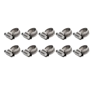 Colliers de serrage 8-12 mm — lot de 10