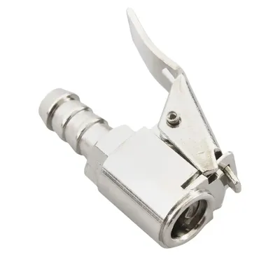 Tête de gonflage métallique à pince - mamelon 8 mm