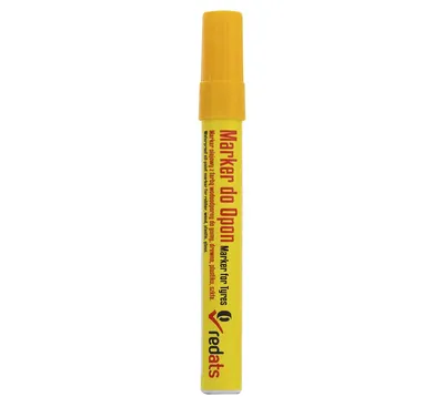 Marqueur à l'huile pour pneus REDATS - jaune - 1 pièce