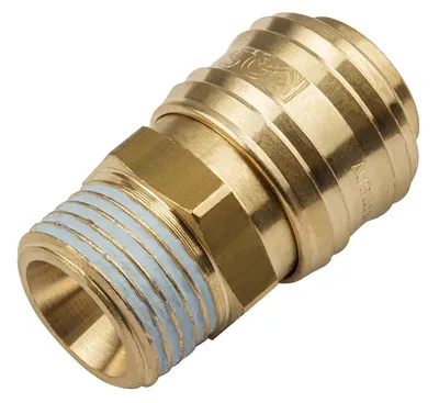 Raccord rapide pneumatique 1/2" mâle série 26 RQS