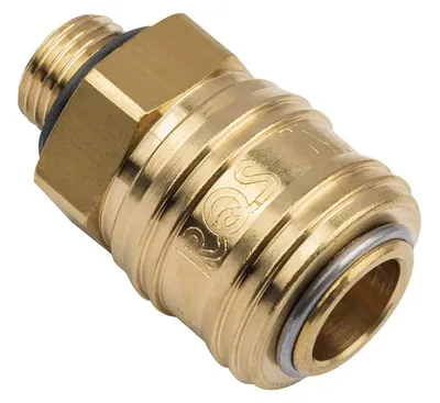 Raccord rapide pneumatique 1/4" mâle série 26 RQS