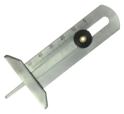 Jauge de profondeur métallique REDATS 50 mm avec étui