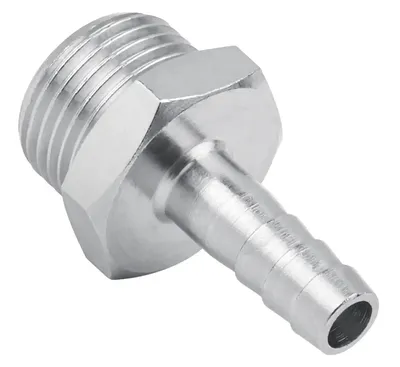 Raccord cannelé RQS tuyau 6 mm — filetage mâle 3/8"