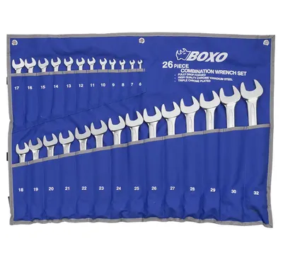 Jeu de clés mixtes BOXO 6-32 mm – 26 pièces