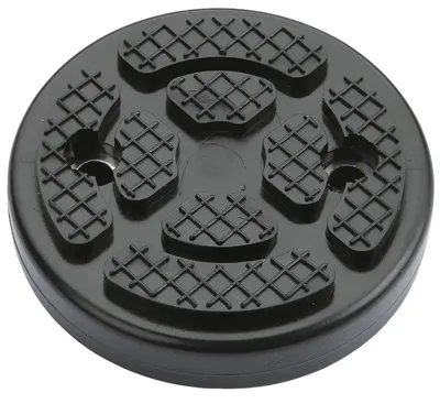 Tampon caoutchouc REDATS pour pont élévateur 120×30 mm avec 2 trous