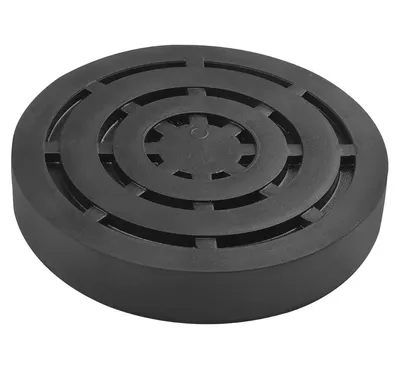 Tampon caoutchouc REDATS pour pont élévateur 2 colonnes — bras 100 mm (120×100×25 mm)