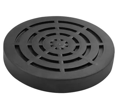 Tampon caoutchouc REDATS pour pont élévateur 2 colonnes — bras 150 mm (160×150×28 mm)