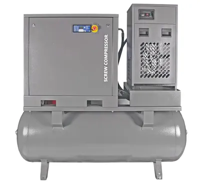 Compresseur à vis WALTER avec sécheur - 500 L 7,5 kW 10 bar