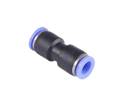 Raccord instantané droit traversant TEKMA pour tuyau 4 mm