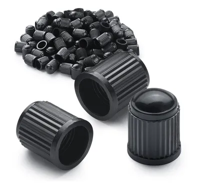 REDATS Bouchons de valve noirs - 100 pièces